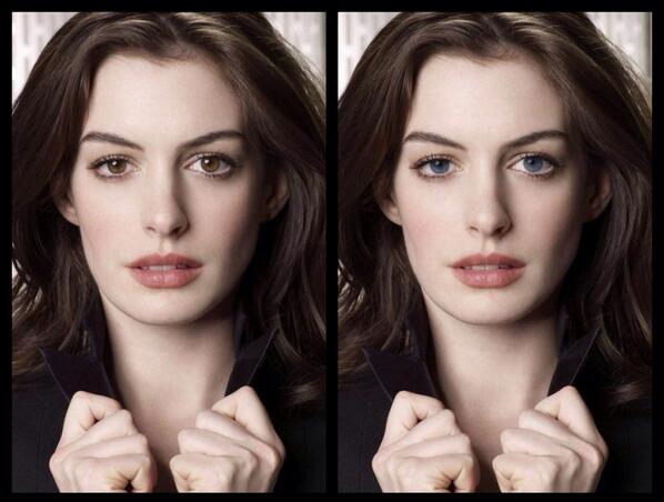 MEDAMAeye's tweet photo. Anne Hathaway
左→ビフォアー
右→アフター https://t.co/WlMzVwswva