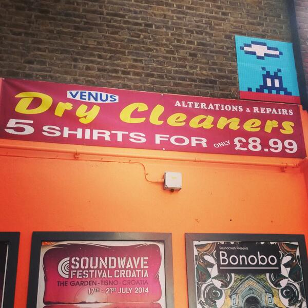 Invaderblog's tweet image. Spotted this little fella in Hackney today quite by accident #spaceinvader #invaderwashere