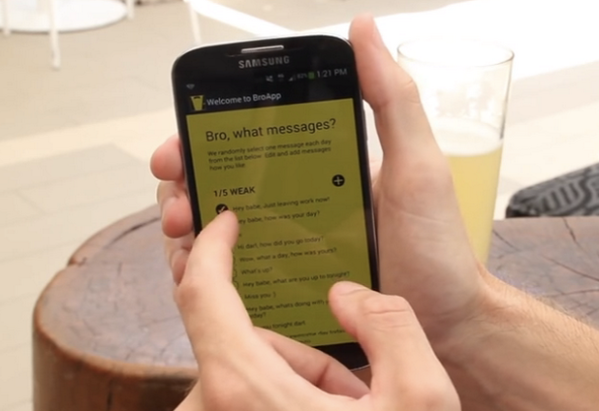 CNET's tweet photo. You don't need to text your girlfriend: Let BroApp can do it for you http://t.co/nGF6wqd165 http://t.co/lFRb3bnRzl