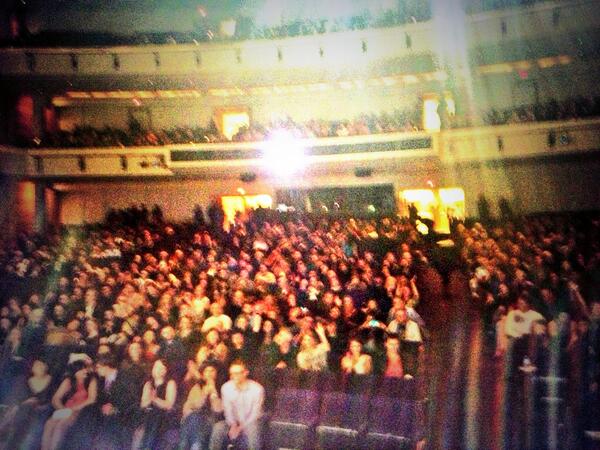 Crazy8sFilm's tweet photo. 🎬View from stage What amazing night of #Crazy8sFilms14! Thanks to our amazing host @KenHegan, &amp;
  
YOU, yes 👉YOU! 👏 http://t.co/7DrRDfKie2