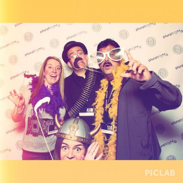 AshtonJensen2's tweet photo. Last night @pluralsight #AS14 with @BethGerardHess &amp; @jasonalba http://t.co/0bLn6lTgVd