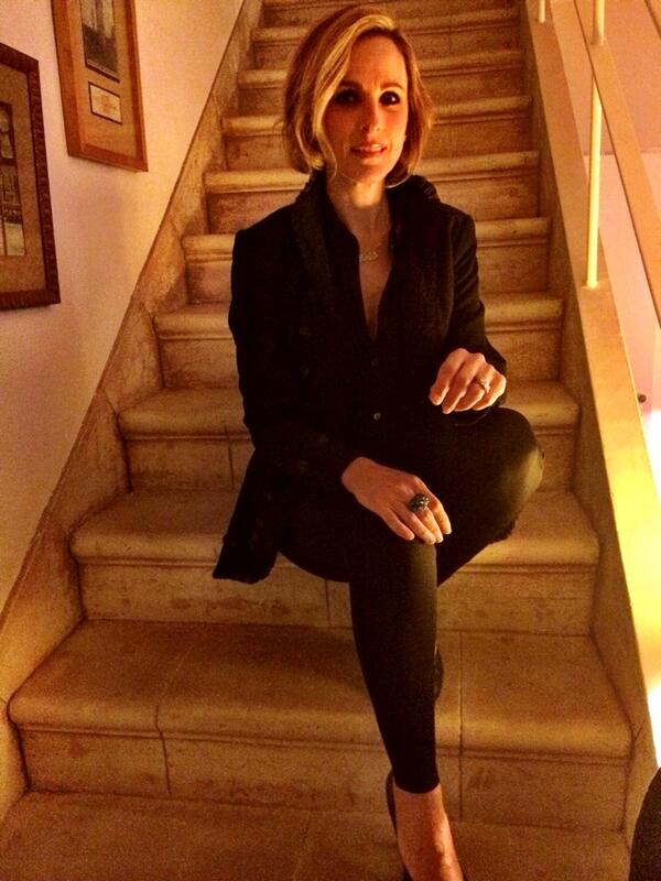 MarleeMatlin's tweet photo. Ready for Night Before benefitting the Motion Picture &amp; Television Fund with @kenpaves! Thank u @sarahluceroglam! http://t.co/pmej8iXYlW