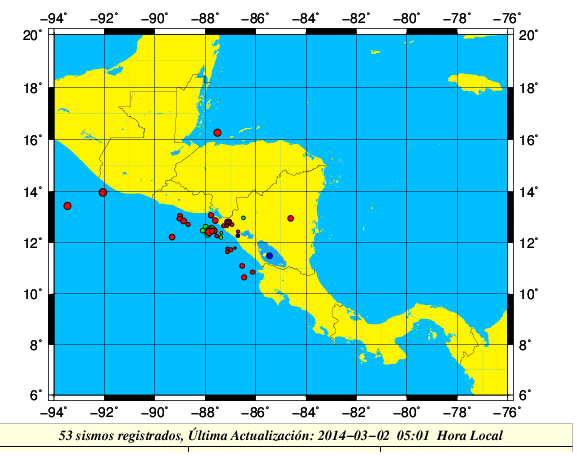 canaltn8's tweet photo. #Sismo #Nicaragua #Chinandega #LeonNi #LeonNic #UltimaHoraTN8 otra replica segรบn sistema de monitoreo de #Ineter http://t.co/s0TKtUrLlb