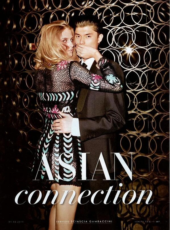 Kenidddd's tweet photo. VANITY FAIR ITALY 
#asianconnection #vanityfair #vanityfairitaly 
Rest of the shots on my facebook http://t.co/s3SXC8EOLR