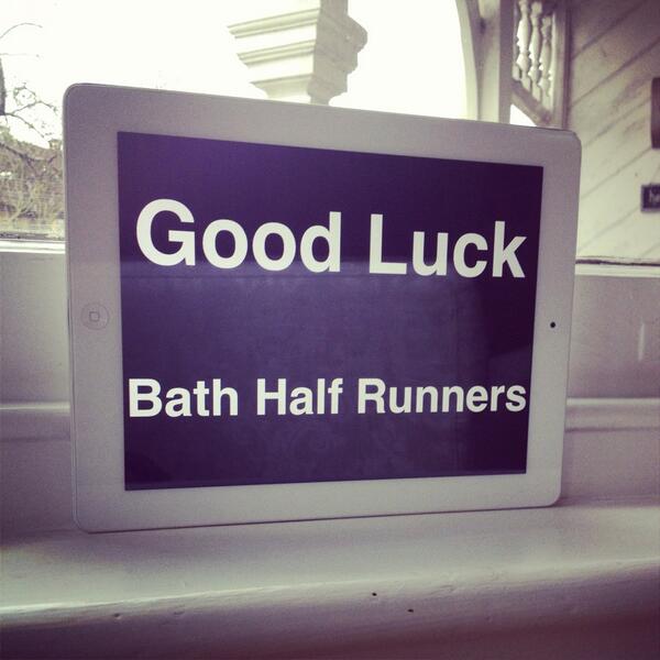 Cheer on your star Bath Half runner today with iHi app for iPhone or iPad #bath #bathhalf2014 ihiapp.com