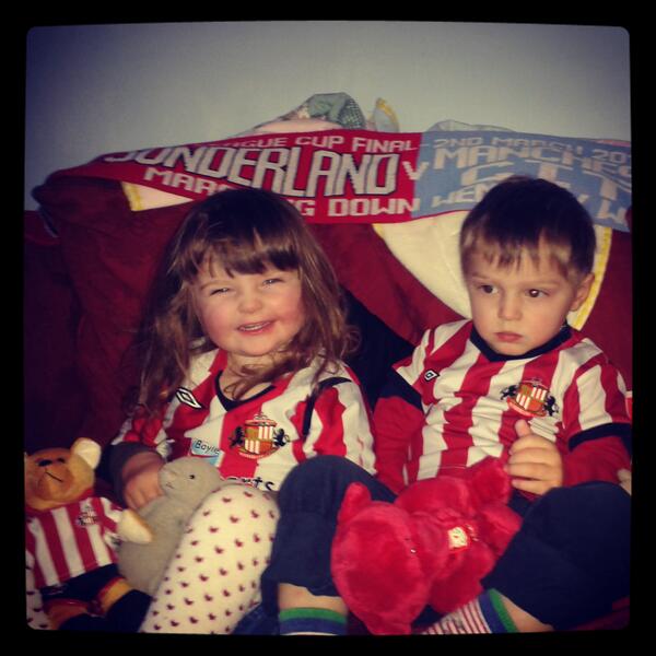 Good luck Sunderland from Durham twins and multiples. #daretodream #twins #durham
