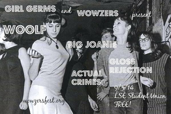 GirlGermsLondon's tweet photo. 09/03/14 at the LSE Union as part of @WowzersFest ! Free to attend, just register here: https://t.co/FYrWZIWuhX http://t.co/36CA2SRpYm