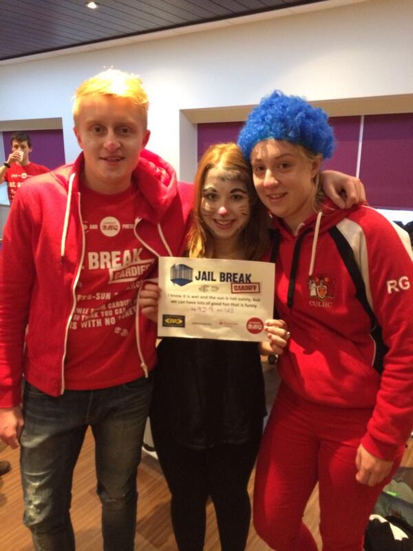 cardiff_rag's tweet photo. And the cat in the hat team , I know it's wet... http://t.co/YuKoIysUu1