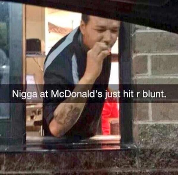 stillblazingtho's tweet photo. Never turn down a hit http://t.co/AtGcvOLTu1