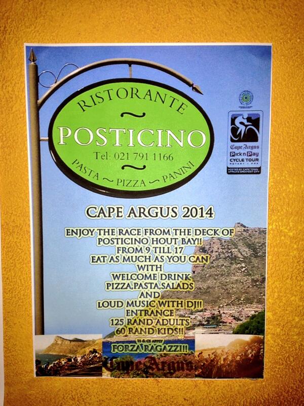 Sunday 9th march from 9:00 till 17:00
Sunday Argus!!
Vi aspettiamo!!