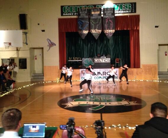 GABDONN's tweet photo. Congrats to St Pats dance crew and volunteers for awesome show last night at home competition http://t.co/h03wICAdPo
