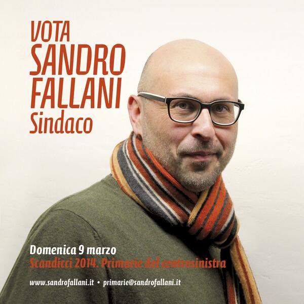 Una settimana alle primarie del 9 Marzo. Pronto per la volata finale! #fallanisindaco #scandicci #primariePD #PD