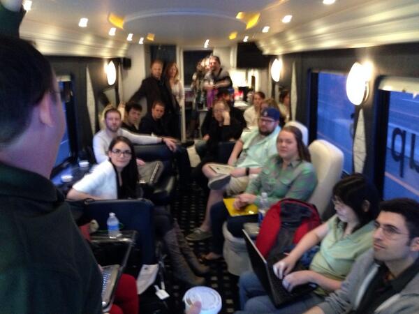 SteveRepetti's tweet photo. We're on the Nashville #StartupBus!!! http://t.co/Zhbl5uyoGC