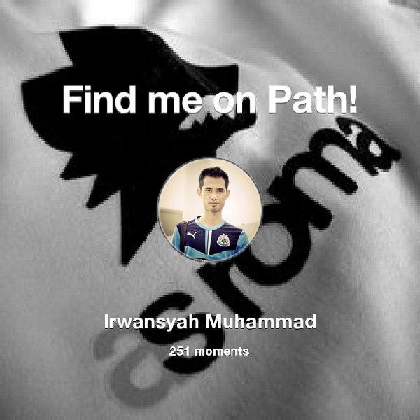 One_Teidz's tweet photo. I've shared 251 memories with my friends on #Path - see them now at http://t.co/NPh02eAb6I! #thepersonalnetwork http://t.co/50rDdARHyD