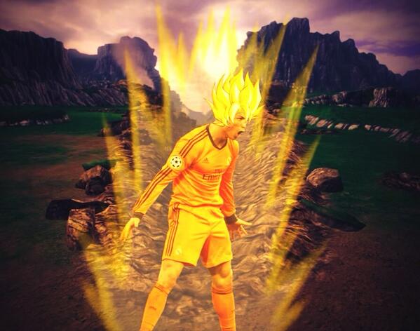 Cristiano Ronaldo - Super Saiyan 3  Super saiyan, Cristiano ronaldo,  Ronaldo