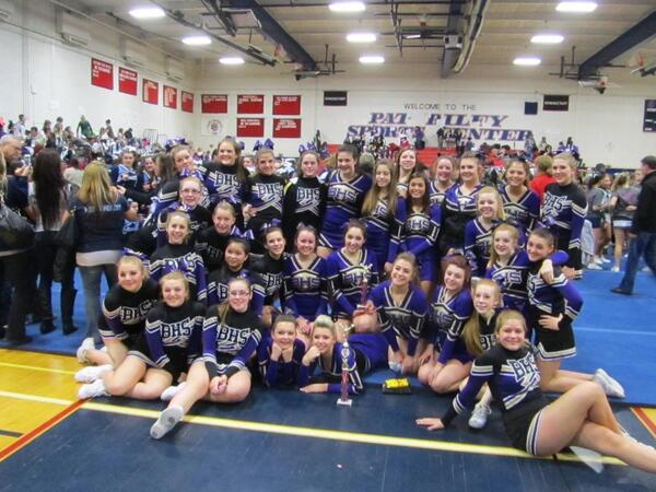 Congrats BSpa cheerleaders - 1st pl. JV &amp; 2nd pl. Varsity @ last night's Midnight Madness at Schenectady HS!! <a href="/BSCSD/">Ballston Spa CSD</a>