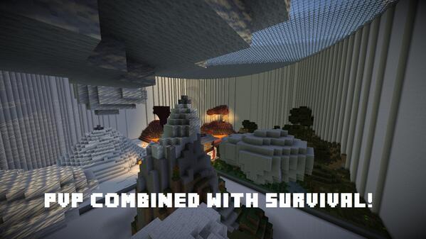 Enkcraftia's tweet image. We have now a New combo in Enkcraftia 2.0! PVP area&apos;s in Survival! Enjoy! #JoinTheServer #RT