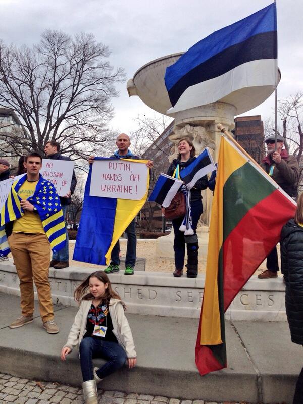 #proud2blithuanian to support the end of #Russia's aggression against #Crimea #Ukraine |#Estonia #Lithuania #LTUworld