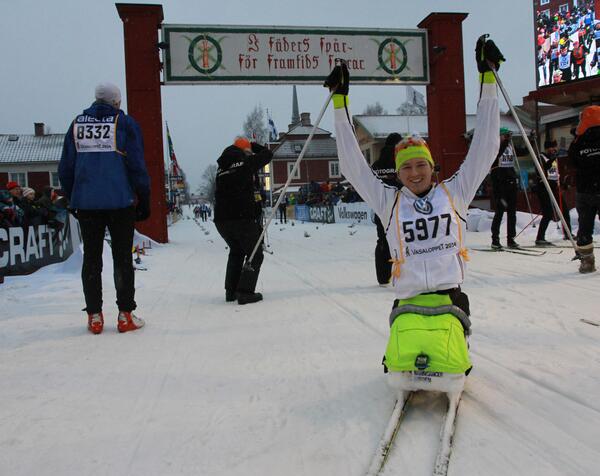 När jag var 9år opererades jag för cancer och hamnade i rullstol. Idag Vasan på under 9 timmar. #ingetäromöjligt