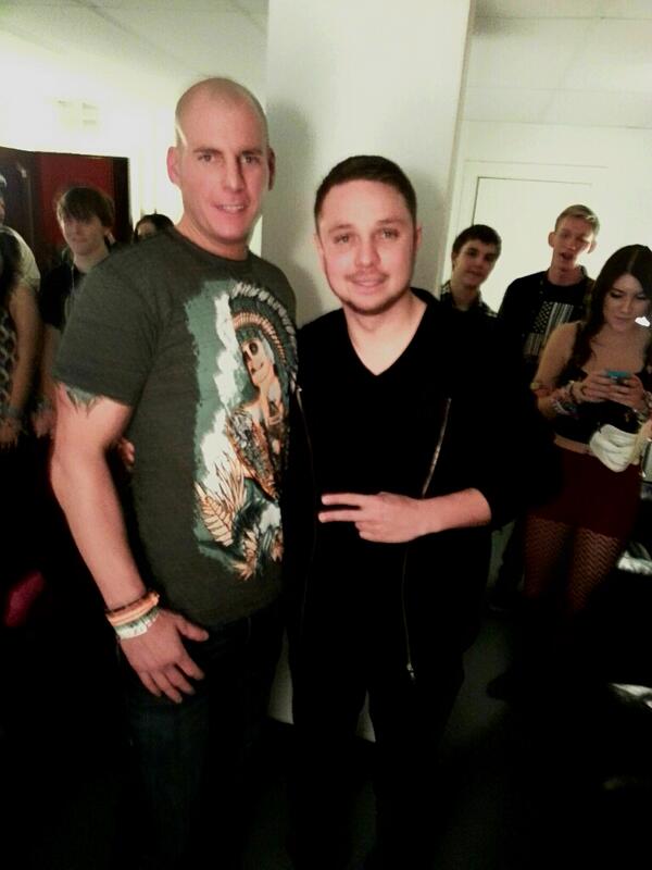studrimudri's tweet photo. Thanks @BorgeousMusic for hanging out with us before ur show @ElektricityEDM Its a Celebration Bitches! http://t.co/ZJo1plln7U