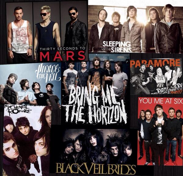 SimplyDanielDJ's tweet image. RT this if you like any of these bands and follow me and who every RTs