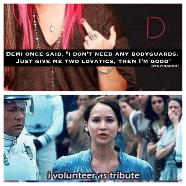 SarcasmSara's tweet photo. I volunteer to protect her from the crazies🙋💗 @ddlovato
#lovatic #staystrong #demi #Iworkout #mythumbs #tribute http://t.co/IYXuVD9DDW