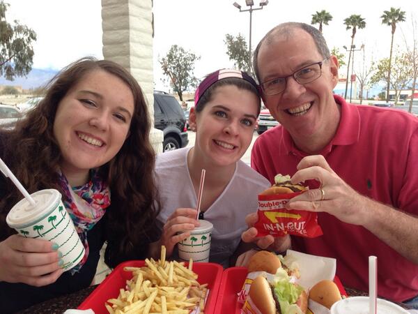 In and Out #theburger #thecrazeddaughter