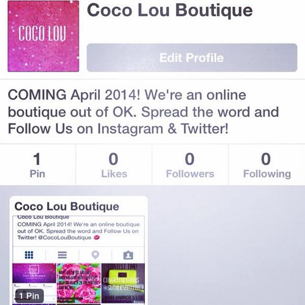 CocoLouBoutique's tweet photo. Ladies, we're now also on Pinterest! 😘 http://t.co/3IwtGhnzuk