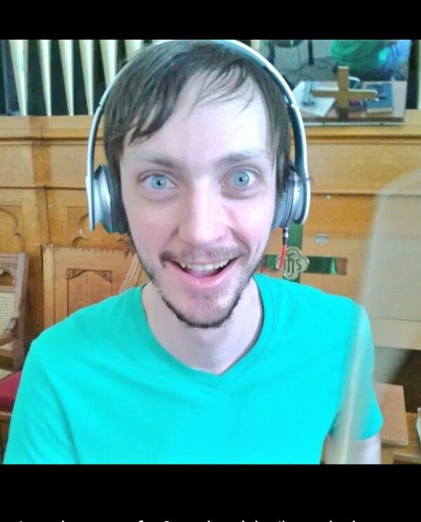 Our drummer is excited to learn new songs for this Saturday nights show.