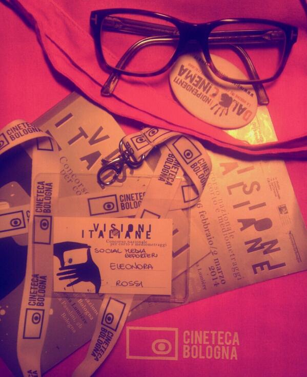 elfolen's tweet photo. #VisioniItaliane è appena finito... e mi manca già! ^.^ Bellissima l'esperienza da smr! Grazie a @cinetecabologna! http://t.co/NV9lCjMbox