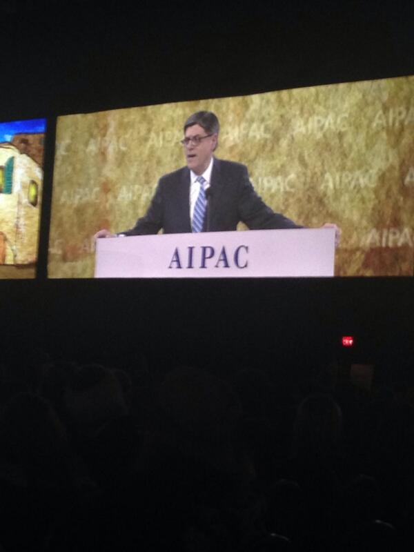Wildcats4Israel's tweet photo. Just saw Secretary Lew speak about the importance of sanctions on Iran #AIPAC14 http://t.co/Ryq6V2EstM