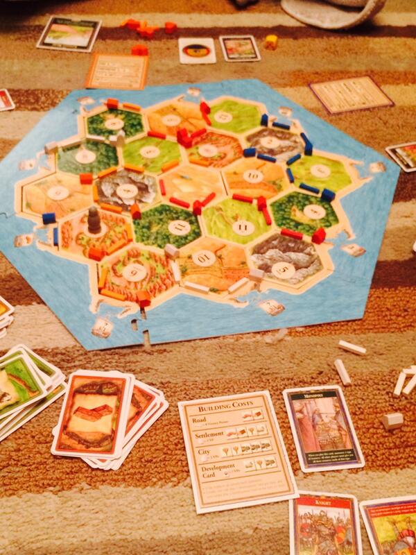 tdots69's tweet photo. @carcarle @fisheintheC just practicing #settlers soo pumped to see u guys! http://t.co/qlqakM3LzY