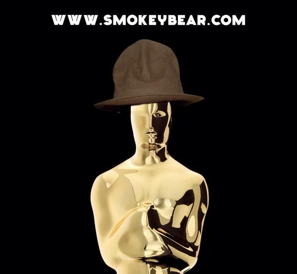 Just made my first ever #Oscars debut. Thanks again <a href="/Pharrell/">Pharrell Williams</a> #hattip good luck. #happy