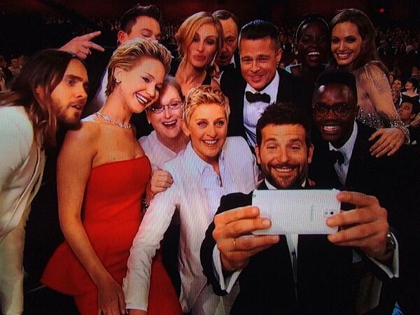 esquire's tweet image. This bit about taking a picture of yourself went over well with a room full of actors! -PFT