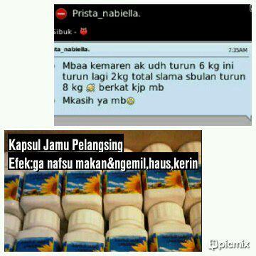 ingin cepat langsing,TAPI GAK MAU RIBET??pakai KJP turun 2-8kg/bln.Pin 26a27818 WA 089652228804