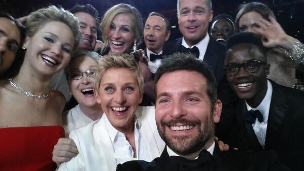 mashable's tweet image. Ellen wants this to be the most retweeted photo of all-time at the #Oscars on.mash.to/1jLgkhe