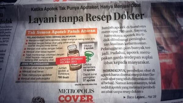 berita pagi buat profesiku, hadeuh...