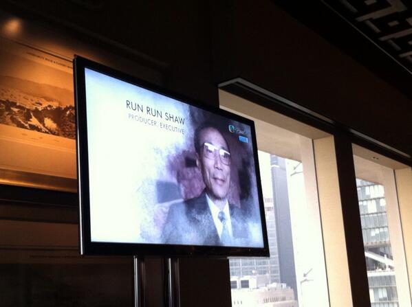 Run Run Shaw, the legendary HK filmmaker who passed away in January, is remembered at the #Oscars