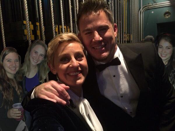 lov3hill's tweet photo. We decided to return the favor! @TheEllenShow @ThereThereCatie @iigalz  #photobomb http://t.co/kcwyAHMRV1