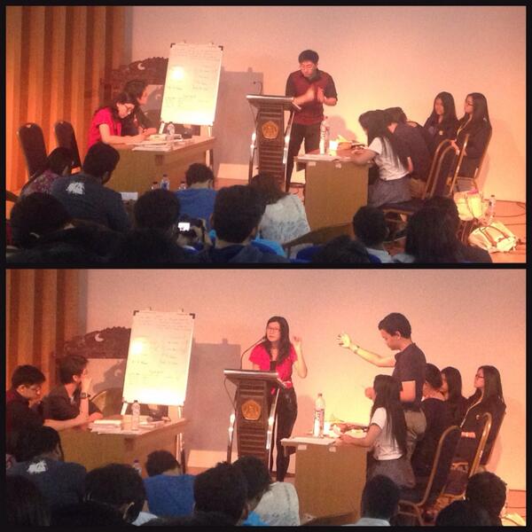 This is Parahyangan Catholic University performance. They are on fire!!! What an anxious situation now!! Yeayyy 👊👊