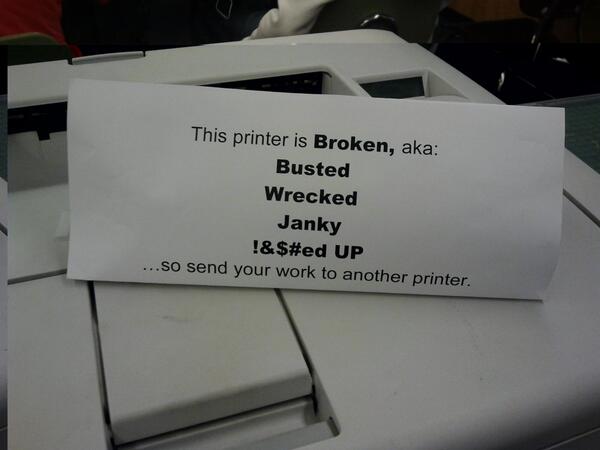 TheColorCompany's tweet image. Printer having a bad Monday morning? Try The Color Company,  happy to help! bit.ly/1a44uLD #print #London