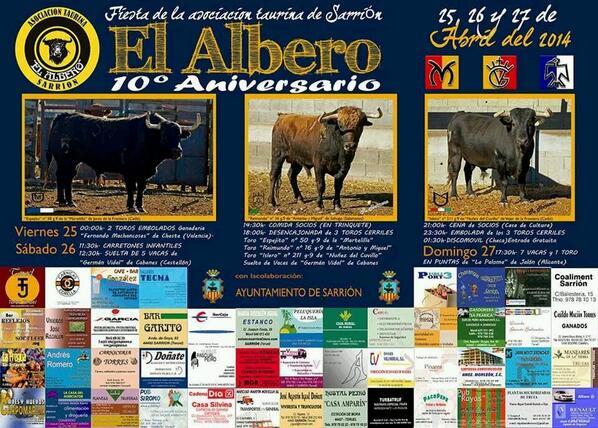 TorosEnTeruel's tweet photo. Asociacion Taurina El Albero. Sarrion (Teruel) http://t.co/HyhtHEjbNP