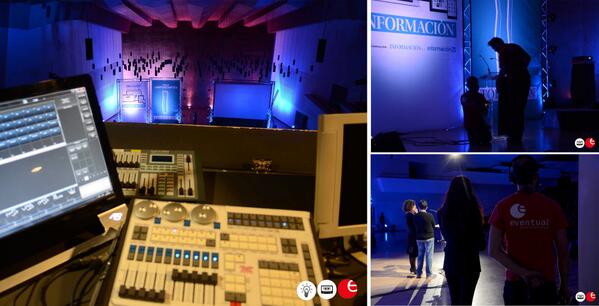 Asistencia técnica y montaje de sonido, iluminación y vídeo en los Premios #importantes de <a href="/informacion_es/">INFORMACION.es</a>