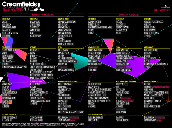 Creamfields's tweet photo. COMPETITION! Head over to http://t.co/3a5bJeL5Ez to be in with a chance of officially opening #Creamfields2014 + more http://t.co/4fOLGwcBTT