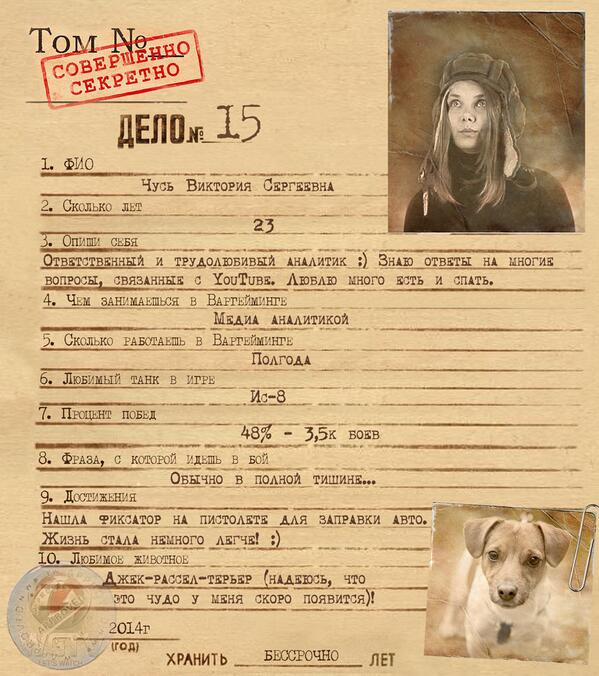 Досье на преступника
