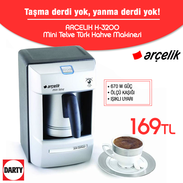 Cooksense teknolojisi ile bol köpüklü, taşmayan gerçek Türk Kahvesi lezzeti için bit.ly/1cwHvr4