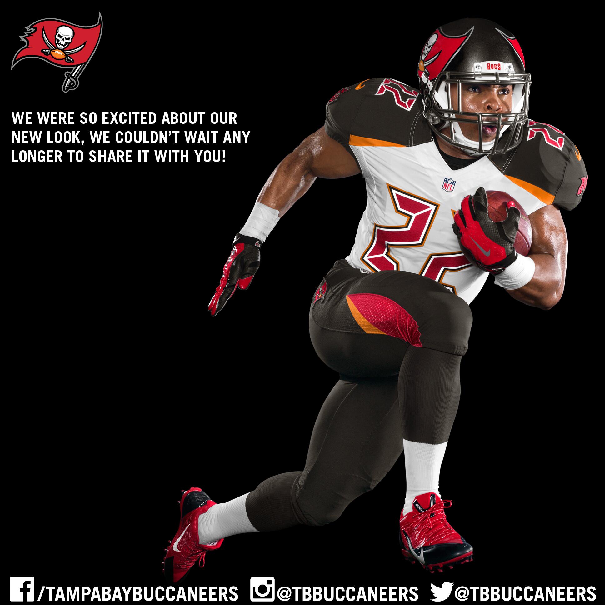 Tampa Bay Buccaneers on X: We were so excited about our new look, we  couldn't wait any longer to share it with you! READ:    / X