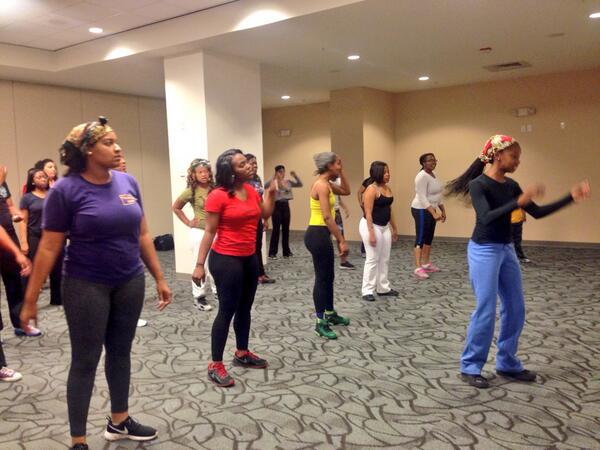 BGDivas1937's tweet photo. Currently doing Zumba... http://t.co/MXICXbTqob