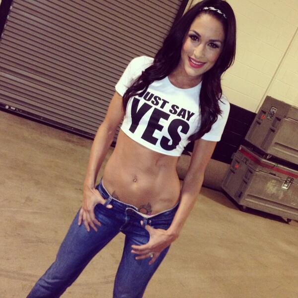 WWE's tweet image. Just say &quot;Yes!&quot; ... #RAW #Backstagegram instagram.com/p/lqkchrgFBO/