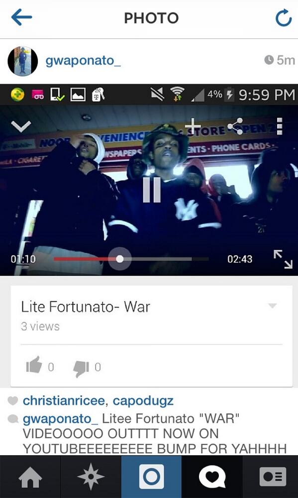 christianricee's tweet photo. Goo bump the bro new video ! 🔥🔥🔥🔥🔫🔫 @LFS18_ http://t.co/blsvwlZaOt
